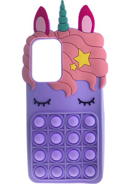Samsung Galaxy A52 Uyumlu Unicorn Tip Silikon Kılıf modelleri