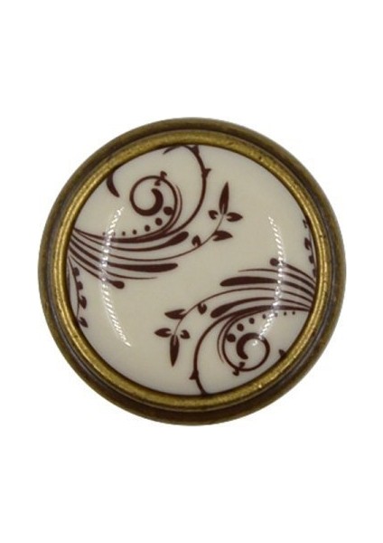 P77.01.H2.D1G Seramik Metal Antik Sarı Beyaz 00 mm