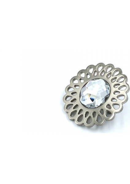 Z101 Metal Şeffaf 32 mm Akslı Kulp