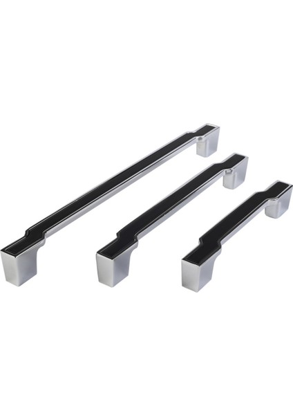 Z302 Metal Krom Mat Siyah 160 mm Akslı Kulp