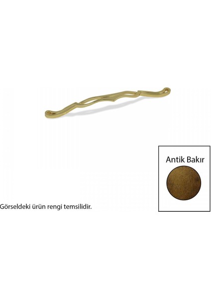 Z166 Metal Antik Bakır 160 mm