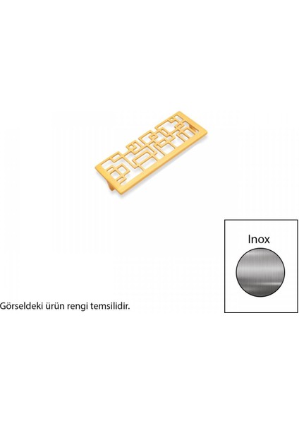 Z132 Metal Inox 160 mm Akslı Kulp
