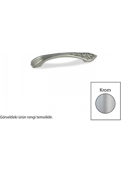 Z158 Metal Krom 128/160 mm