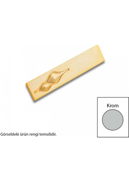Z129 Metal Krom 64 mm Akslı Kulp