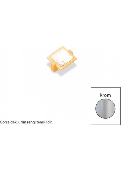 Z106 Metal Krom 64 mm Düğme Kulp