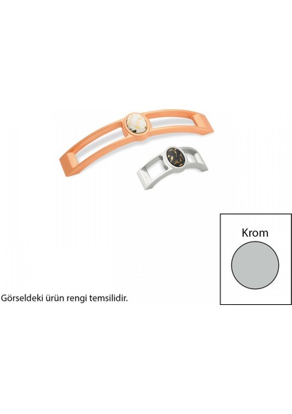 Z117 Metal Krom 64 mm Akslı Kulp