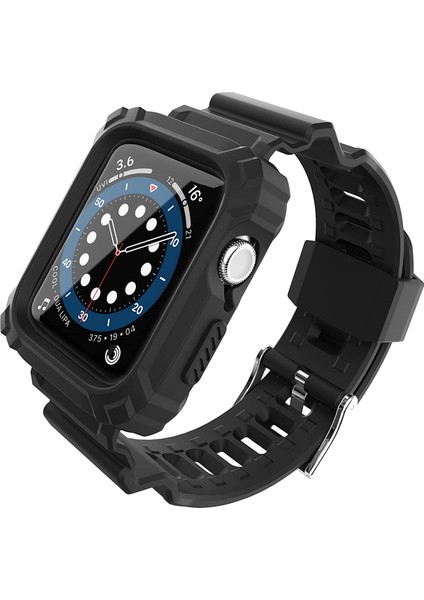 X-Smooth Apple Watch Uyumlu Seri 40/38 mm Kol Entegre Kayış - Siyah