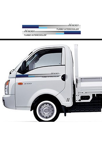 Hyundai H100 Sticker Mavi