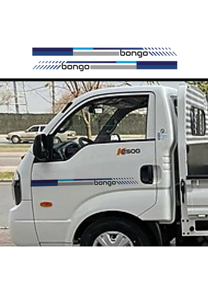 Kia Bongo Sticker Mavi