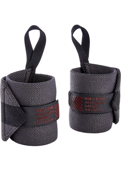 Kas Geliştirme El Destek Bilekliği Karbon Gri