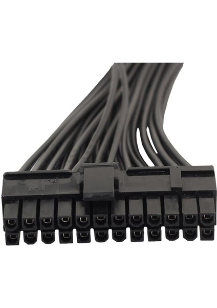 Çift Psu Güç Kaynağı 24-Pin Atx Anakart Adaptörü Kablosu 12 Inç Uzunluk (Yurt Dışından)