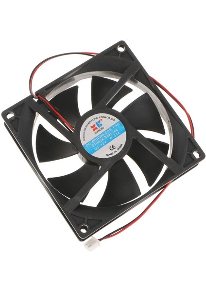 1 Adet 92MM Durumda Fan 12 V Dc Pc Cpu Bilgisayar Soğutma Fanı 2 Tel 2 Pin (Yurt Dışından)