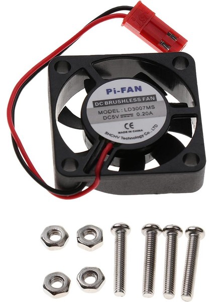 Dc 5 V 30 * 30 * 7mm Ahududu Pi 3 Model B Için Küçük Fırçasız Soğutma Fanı (Yurt Dışından)