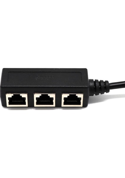 1 Ila 3 RJ45 Ila 3 Ethernet Lan Ağ Kablosu Ayırıcı Adaptör Hub (Yurt Dışından)