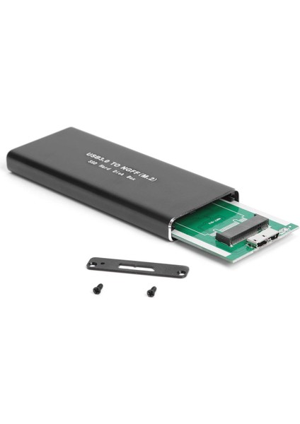 USB 3.0 - Ngff M.2 SSD Adaptörü Kart Harici Kılıf Muhafaza Kutusu Siyah (Yurt Dışından)