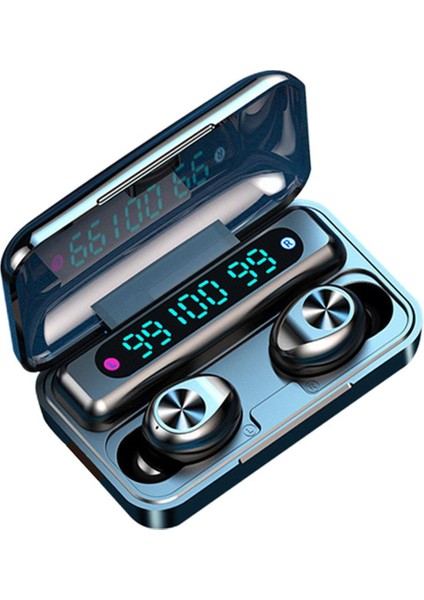Kablosuz Kulaklık Bluetooth 5.0 W / Şarj Kabin Otomatik Olarak Koşu Çift Koşu (Yurt Dışından)