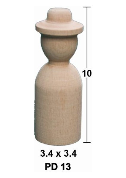 Boyanabilir Peg Doll PD13