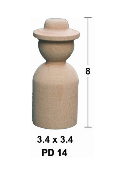 Boyanabilir Peg Doll PD14