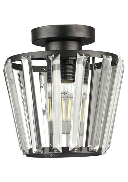 Neva Tavan Montaj Tekli Avize Siyah modelleri