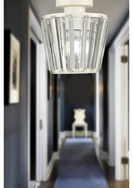 Neva Tavan Montaj Tekli Avize Beyaz