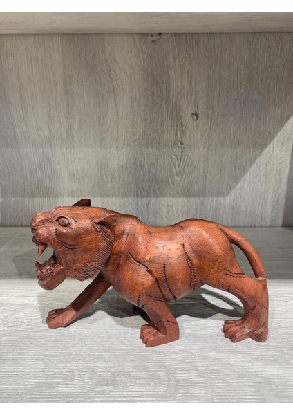 Kaplan Ahşap Biblo (20 Cm)