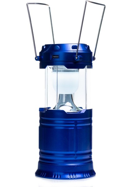 HS-5900T 1W + 6 LED Solar Kamp Lambası Fener