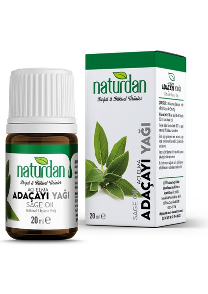 Adaçayı Acı Elma Yağı 20 ml