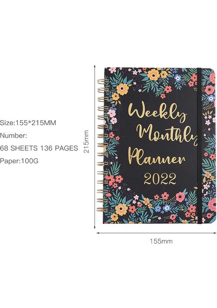 Takvim Günlük Planlayıcı Almanac A5 Bobin Defteri (Yurt Dışından) fiyatları