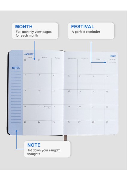 Ingilizce 2022 Programı, 18 Aylık Haftalık Takvim Planı, Deri Defter (Yurt Dışından) fırsatları