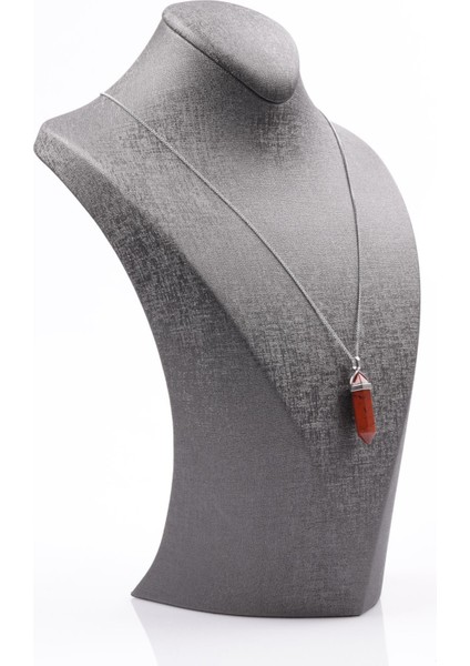 Red Jasper Doğal Taş Çivi Kolye fiyatları