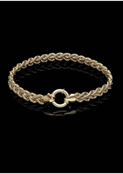 Çift Sıra Örme Halat Bileklik