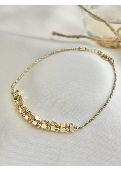 Çiftli Dorikalı Küp Bileklik