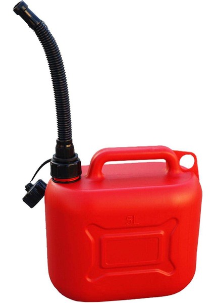 Benzinli Dizel Yakıt Su Depolama Konteyner Can / Borulu 5l (Yurt Dışından)