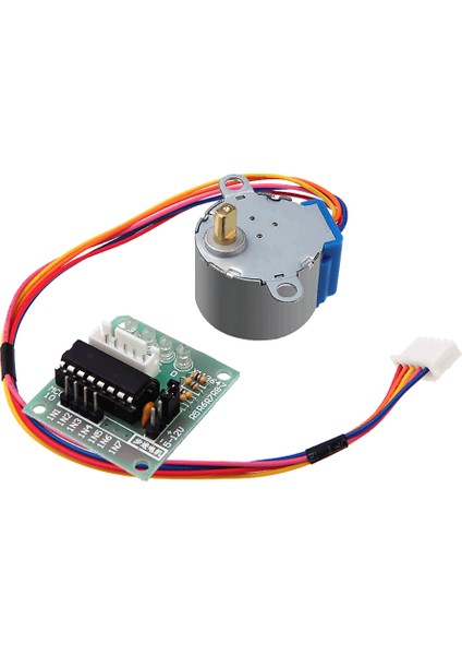 28 Byj-48 Redüktörlü Step Motor ve ULN2003A Step Motor Sürücü Kartı