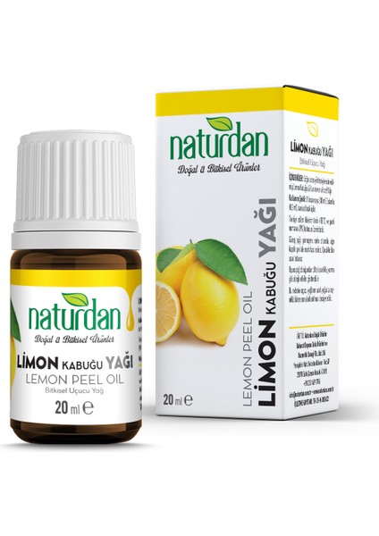 Limon Kabuğu Yağı 20 ml