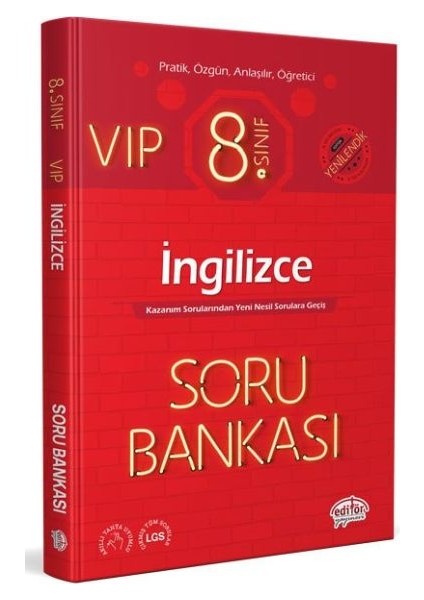 Editör 8. Sınıf Vıp Ingilizce Soru Bankası