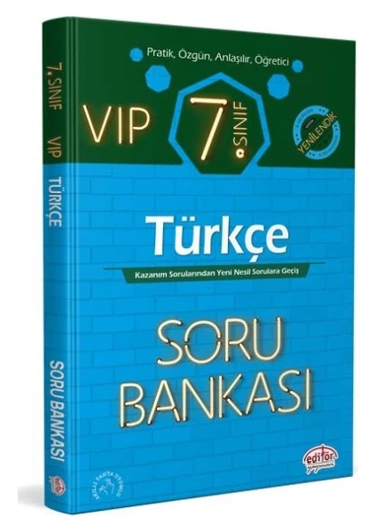 Editör 7. Sınıf Vıp Türkçe Soru Bankası