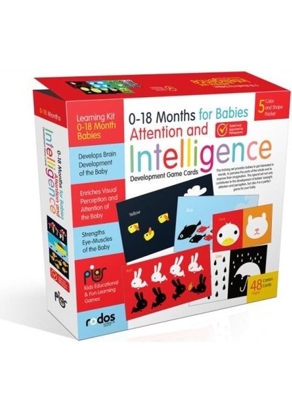 0-18 Month For Babies Attention And Intelligence Development Game Cards