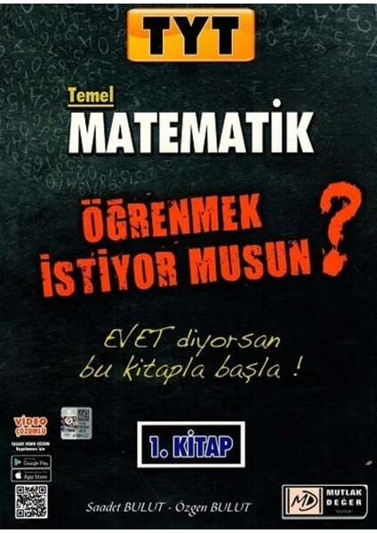 Mutlak Değer Yayınları Mutlak Değer Tyt Temel Matematik Video Çözümlü Soru Bankası 1. Kitap