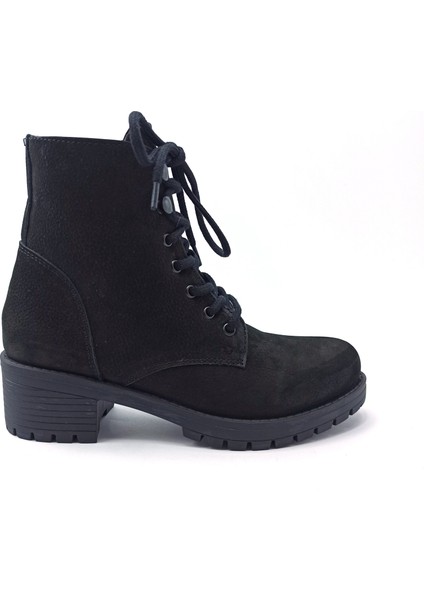 Deri Kadın Postal Bot Ayakkabı