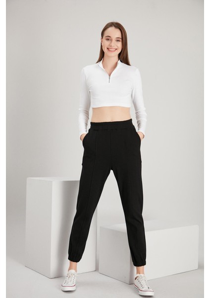 Alexandergardı Beli ve Paçası Lastikli Eşofman Altı (B21-126000)