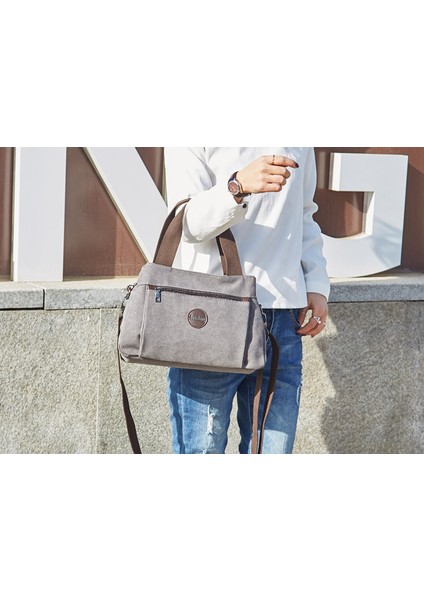 Vintage Orta Kanvas Omuz Çantası (Yurt Dışından) fırsatları