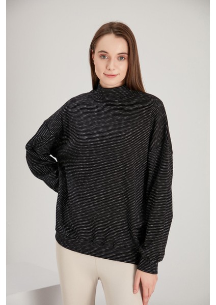 Alexandergardı Balıkçı Yaka Sweatshirt (B21-36700)