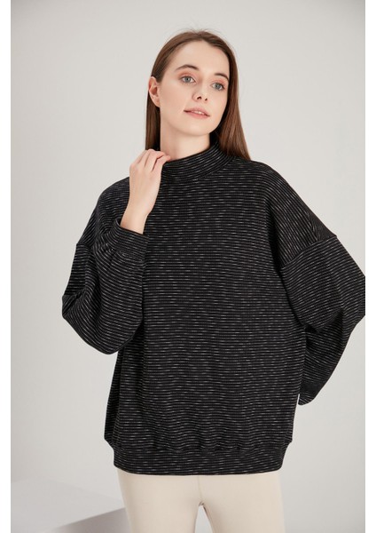 Alexandergardı Balıkçı Yaka Sweatshirt (B21-36700)