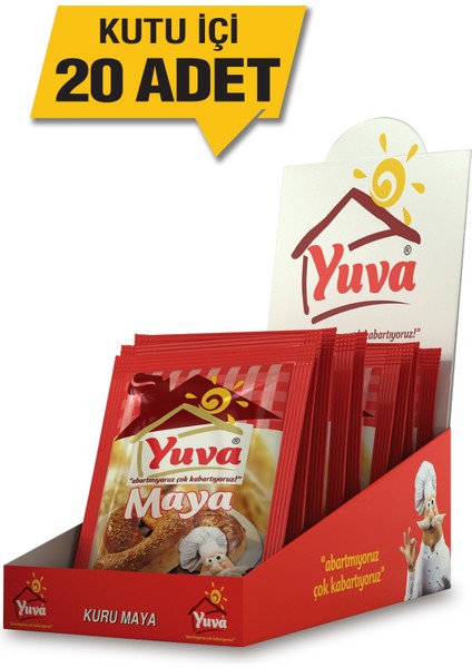 Aktif Kuru Ekmek Mayası Kutu 100 gr x 20