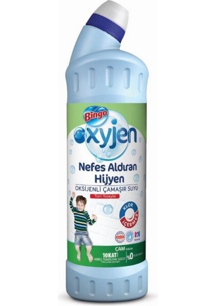 Oxijen Çamaşır Suyu 750 ml Çam x 15'li