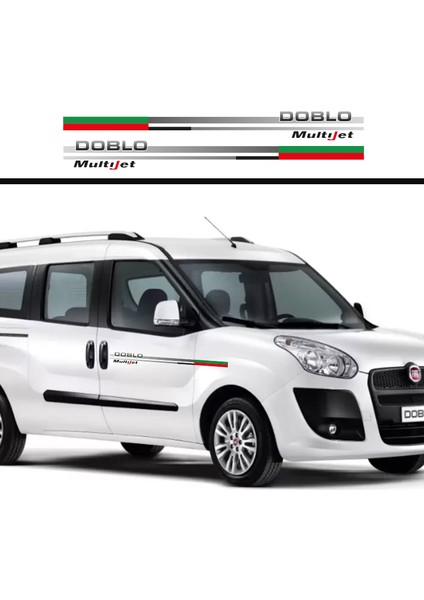 Fiat Doblo Kırmızı Stıcker