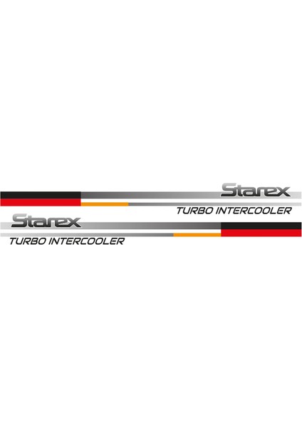 Hyundaı Starex Kırmızı Stıcker