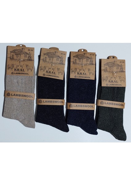 Yün Çorap 4 Lü