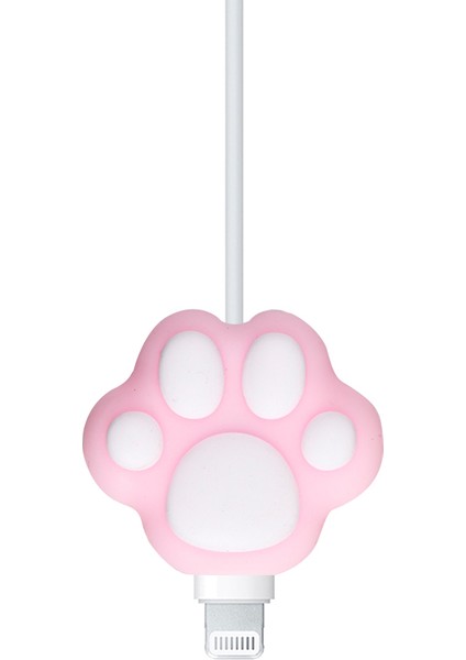 Pink Paw Kablo Koruyucu